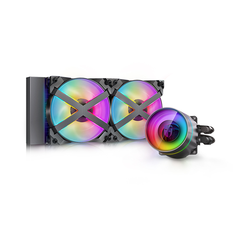 Deepcool CASTLE 240EX A-RGB WH Prozessor All-in-One-Flüssigkeitskühler -  Galaxus